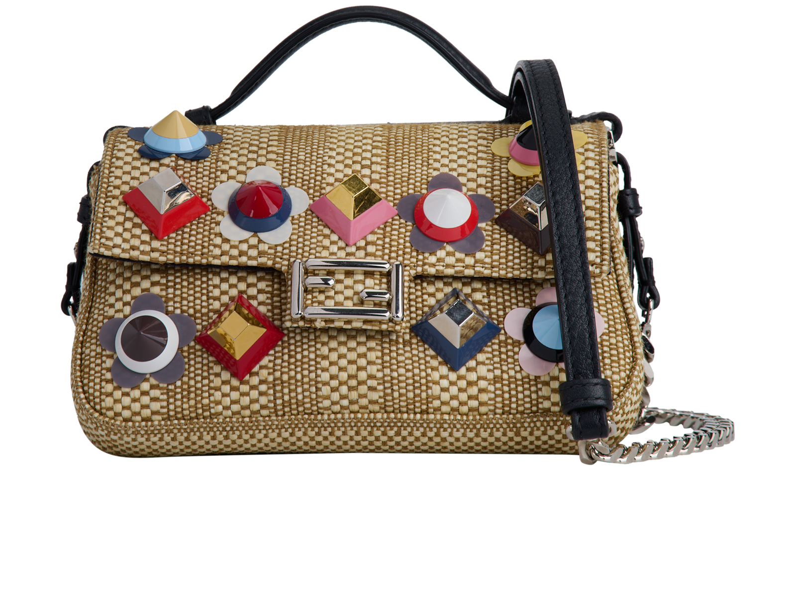 Flowerland Micro Double Baguette, Fendi - Designer Exchange
